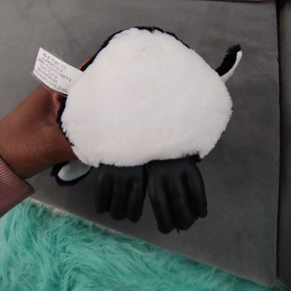Black & white plush penguin by Wildlife Artist realistic - Picture 7 of 11